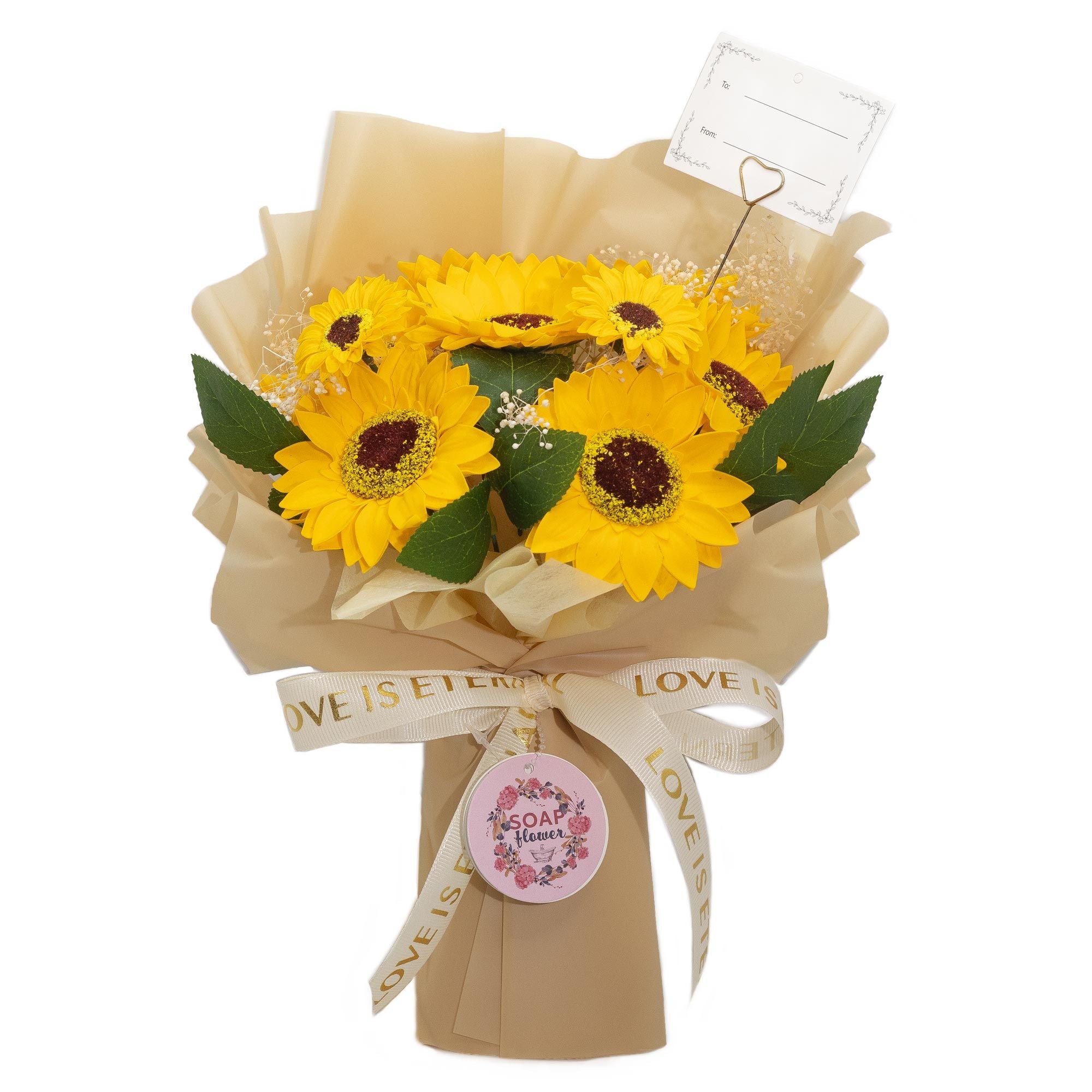 Luxury Sunflower Soap Flower Bouquet | Bright & Cheerful Gift for Every Occasion