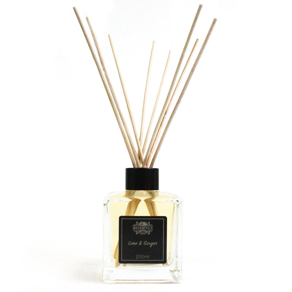 Lime & Ginger Essential Oil Reed Diffuser – 200ml | Natural Home Fragrance