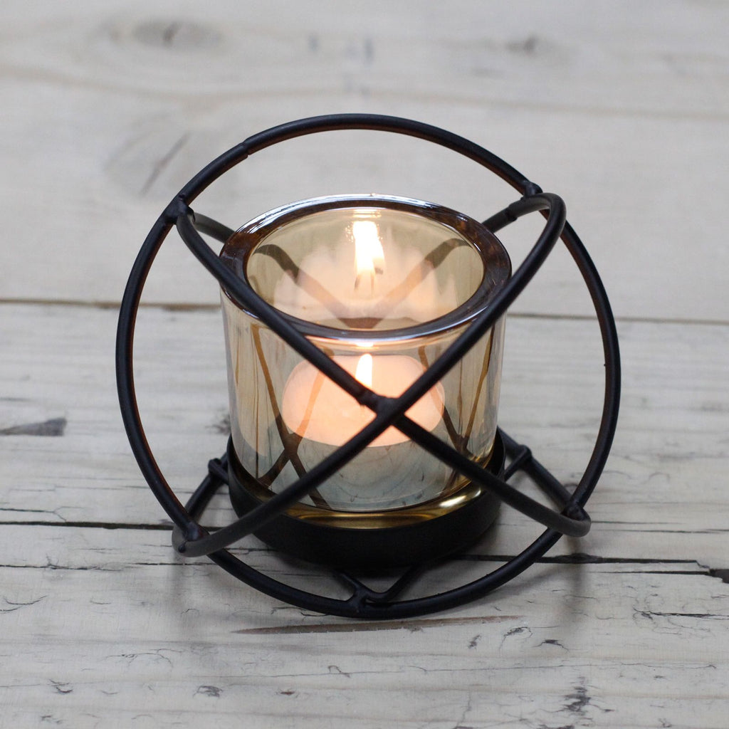 Iron Votive Candle Holder – 1 Cup Single Ball | Decorative Candle Holder