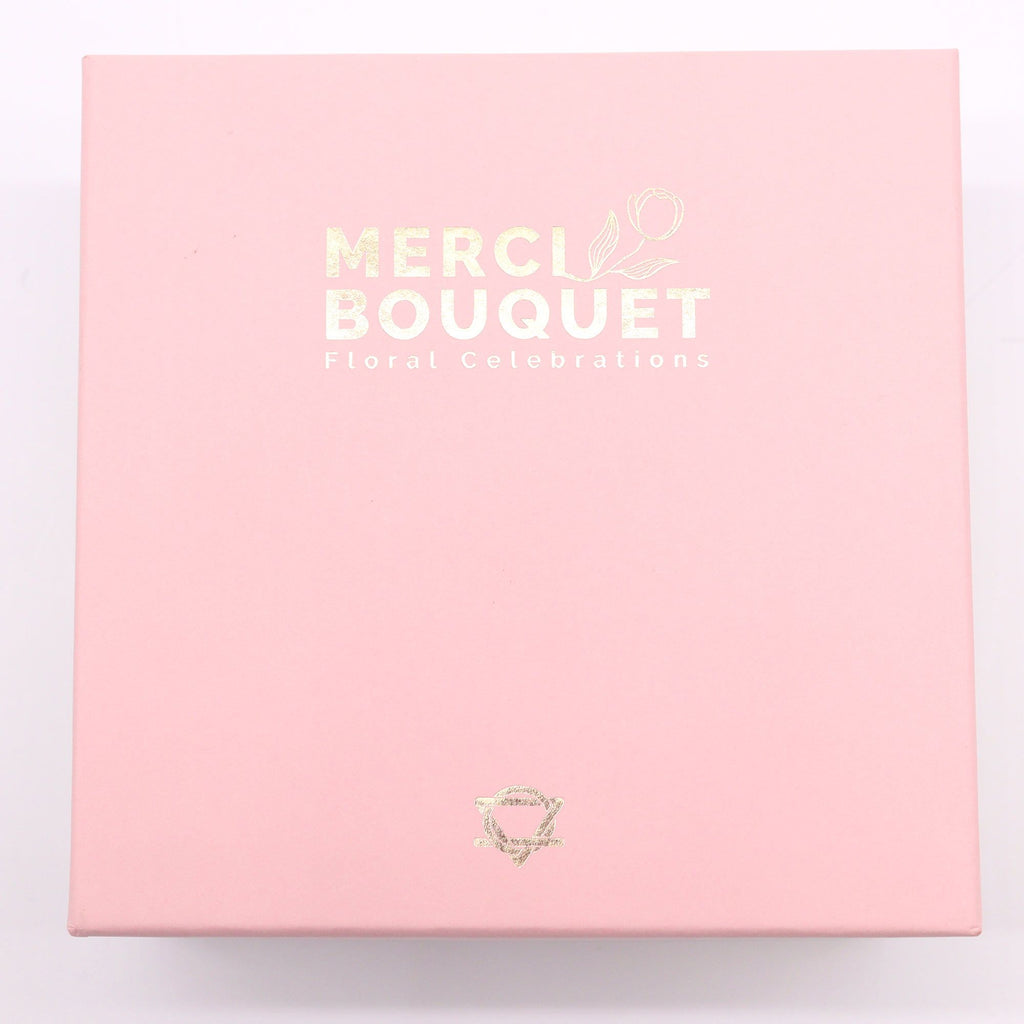 Luxury Pink Soap Flower Gift Box | Baby Blessings New Baby Girl Gift