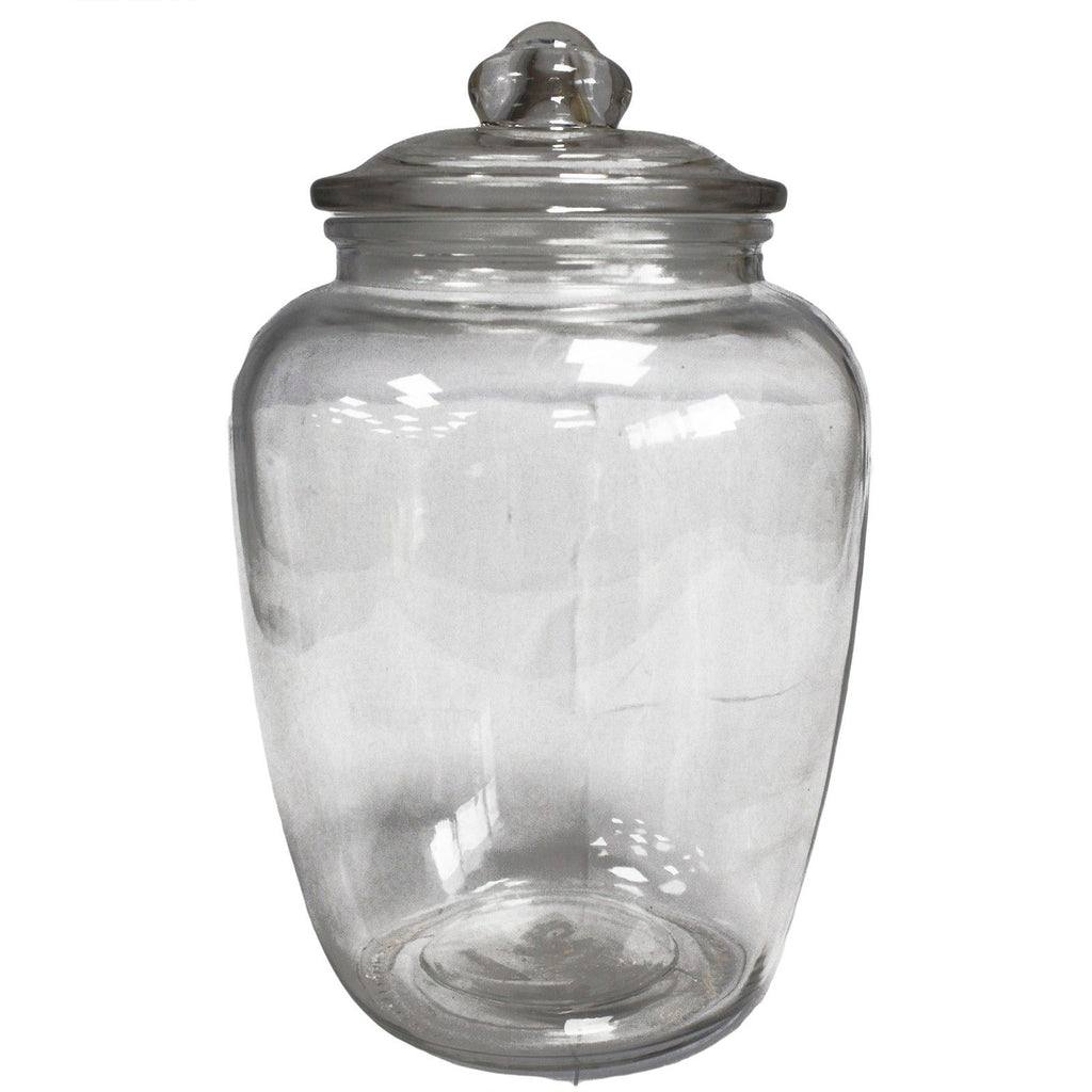 Big Classic Glass Sweet Jar – 15 × 24.5cm | Kitchen Storage Jar