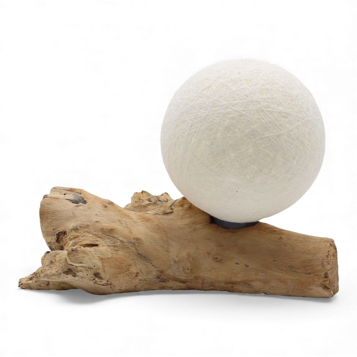 DriftGlow Cotton Luna Lamp – Ivory
