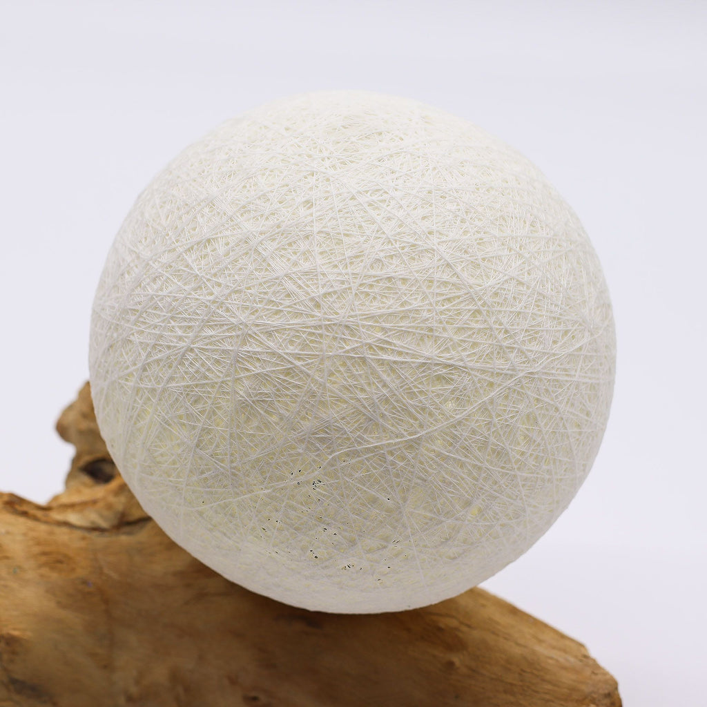 DriftGlow Cotton Luna Lamp – Ivory